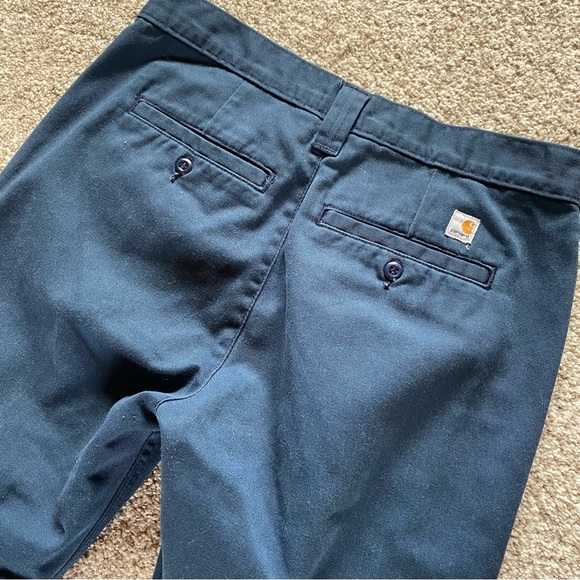 Carhartt Dark Blue Work Pants, 30x34, Straight Leg EUC - Picture 5 of 5